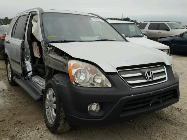 JHLRD68836C027311 - 2006 HONDA CR-V EX SILVER photo 1