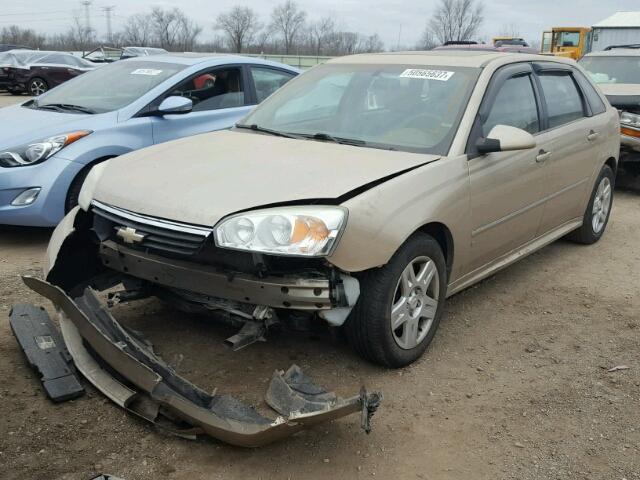 1G1ZT63836F271541 - 2006 CHEVROLET MALIBU MAX TAN photo 2