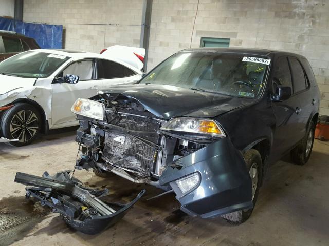 2HNYD18256H539876 - 2006 ACURA MDX CHARCOAL photo 2