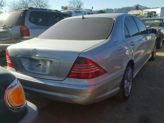 WDBNG75JX6A483073 - 2006 MERCEDES-BENZ S 500 SILVER photo 4