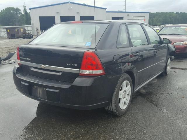 1G1ZT61806F161548 - 2006 CHEVROLET MALIBU MAX შავი ფოტო 4