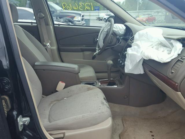 1G1ZT61806F161548 - 2006 CHEVROLET MALIBU MAX შავი ფოტო 5