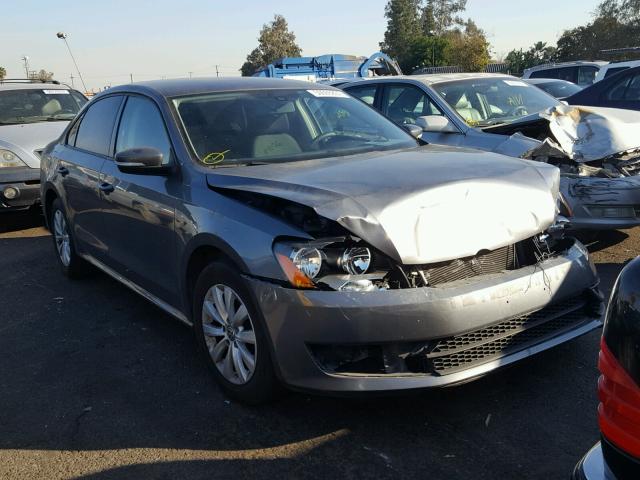 1VWAP7A33DC114402 - 2013 VOLKSWAGEN PASSAT S ვერცხლისფერი ფოტო 1