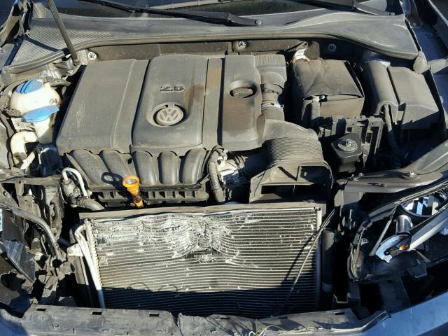 1VWAP7A33DC114402 - 2013 VOLKSWAGEN PASSAT S ვერცხლისფერი ფოტო 7
