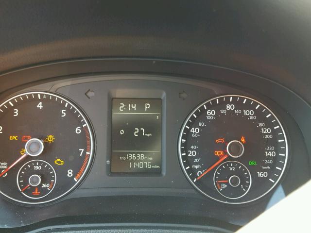 1VWAP7A33DC114402 - 2013 VOLKSWAGEN PASSAT S ვერცხლისფერი ფოტო 8