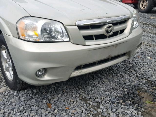 4F2YZ94195KM49155 - 2005 MAZDA TRIBUTE S GOLD photo 9