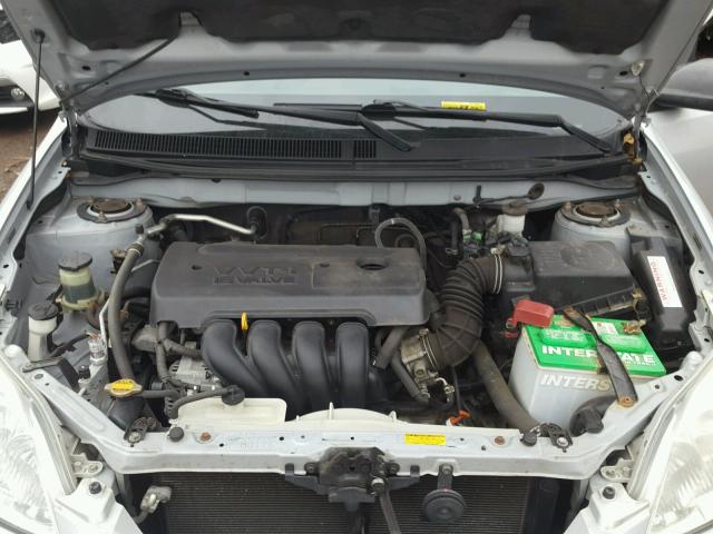 2T1KR32E95C503600 - 2005 TOYOTA COROLLA MA SILVER photo 7