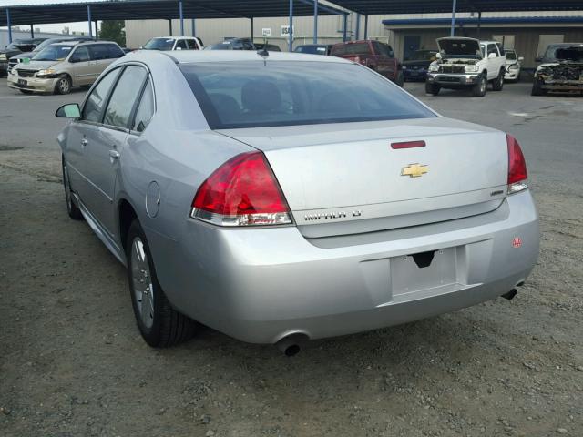 2G1WB5E30E1148027 - 2014 CHEVROLET IMPALA LIM SILVER photo 3