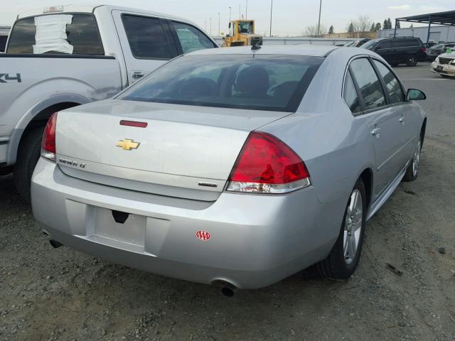 2G1WB5E30E1148027 - 2014 CHEVROLET IMPALA LIM SILVER photo 4