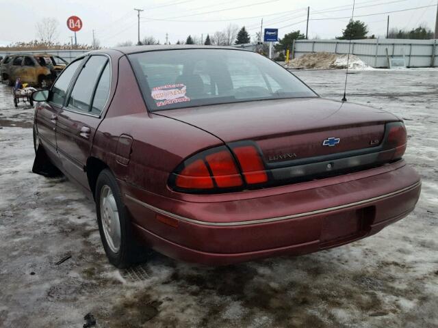 2G1WL52M3W9109817 - 1998 CHEVROLET LUMINA BAS წითელი ფოტო 3