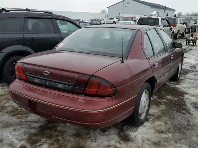 2G1WL52M3W9109817 - 1998 CHEVROLET LUMINA BAS RED photo 4