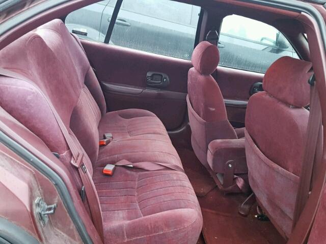 2G1WL52M3W9109817 - 1998 CHEVROLET LUMINA BAS წითელი ფოტო 6