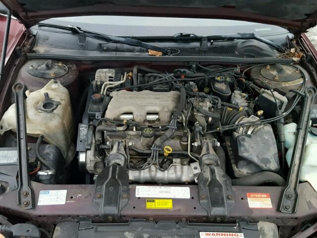 2G1WL52M3W9109817 - 1998 CHEVROLET LUMINA BAS წითელი ფოტო 7