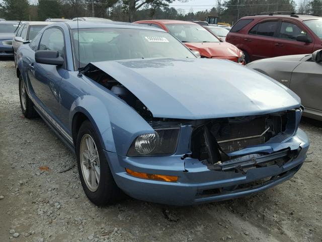 1ZVFT80N075237108 - 2007 FORD MUSTANG BLUE photo 1