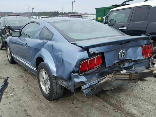 1ZVFT80N075237108 - 2007 FORD MUSTANG BLUE photo 3