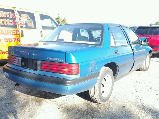 1G1LD5543RY294544 - 1994 CHEVROLET CORSICA BLUE photo 4