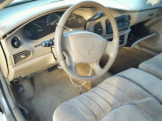 2G4WS52JXY1226727 - 2000 BUICK CENTURY CU TAN photo 9