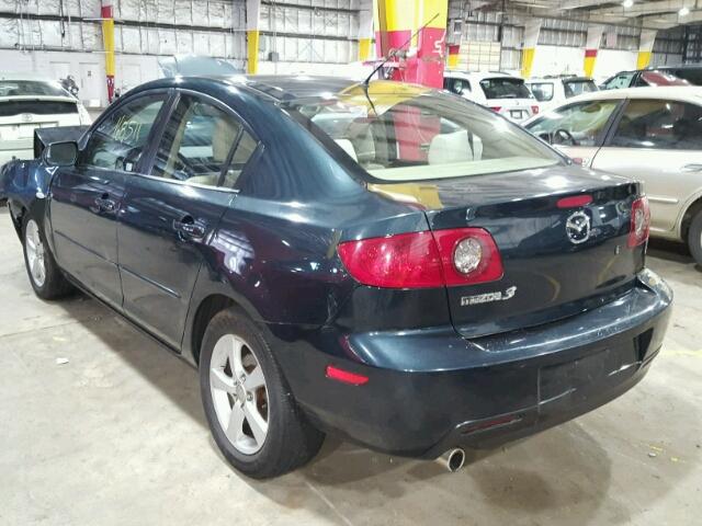 JM1BK12F951238067 - 2005 MAZDA 3 I GRAY photo 3