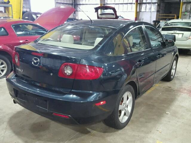 JM1BK12F951238067 - 2005 MAZDA 3 I GRAY photo 4