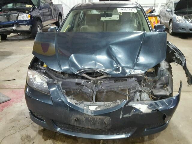 JM1BK12F951238067 - 2005 MAZDA 3 I GRAY photo 9