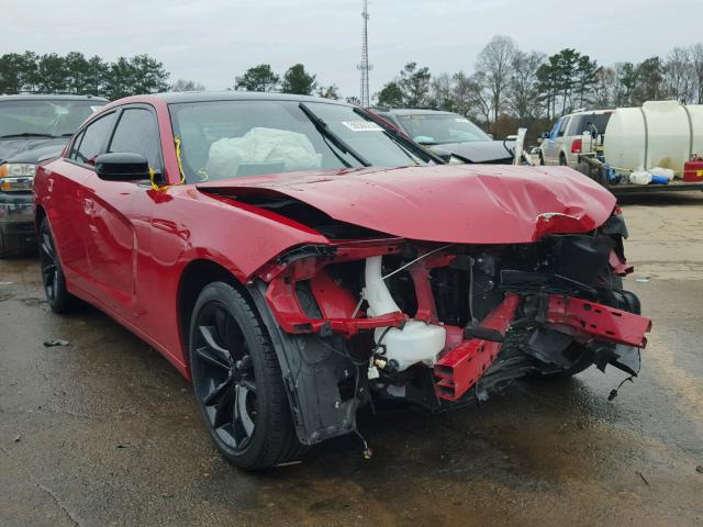 2C3CDXHG5GH126487 - 2016 DODGE CHARGER SX RED photo 1