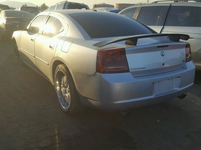 2B3KA53H26H367606 - 2006 DODGE CHARGER R/ SILVER photo 3