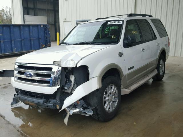 1FMFU17578LA27188 - 2008 FORD EXPEDITION WHITE photo 2