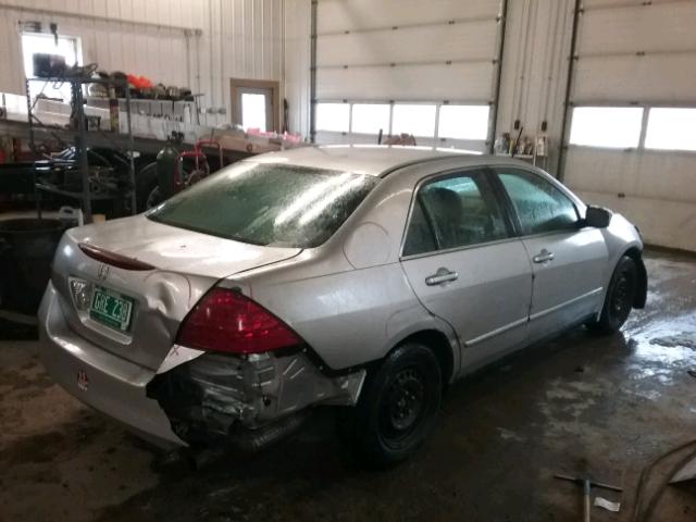 1HGCM56406A170856 - 2006 HONDA ACCORD LX GRAY photo 4