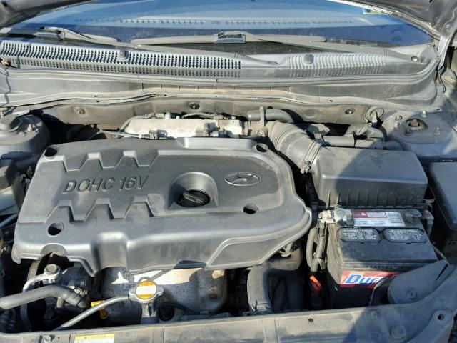 KMHCM36C48U077037 - 2008 HYUNDAI ACCENT GS GRAY photo 7