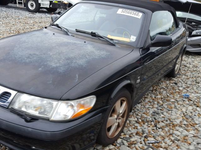 YS3DF78K727012650 - 2002 SAAB 9-3 SE BLACK photo 9