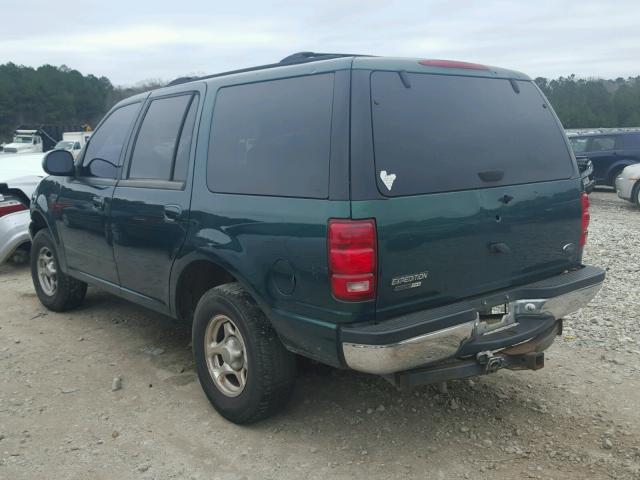 1FMRU1760XLA52082 - 1999 FORD EXPEDITION GREEN photo 3