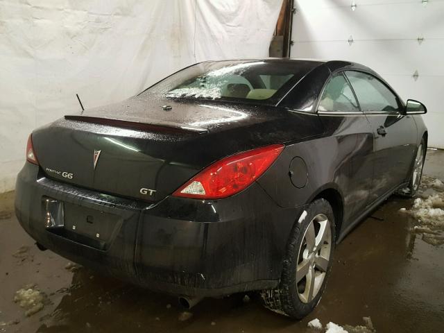 1G2ZH351574123089 - 2007 PONTIAC G6 GT BLACK photo 4