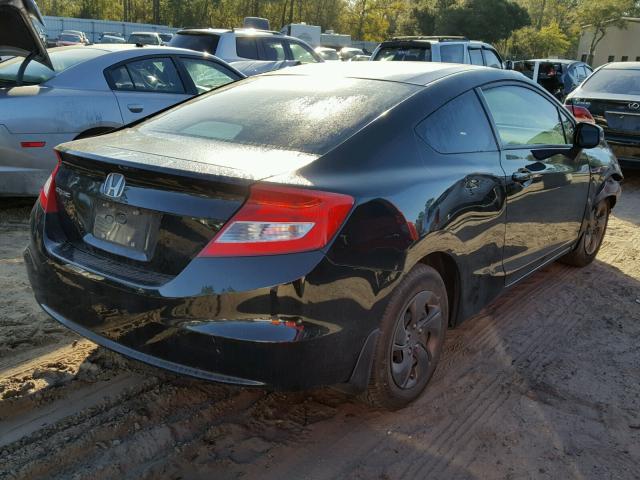 2HGFG3B5XDH503604 - 2013 HONDA CIVIC LX BLACK photo 4