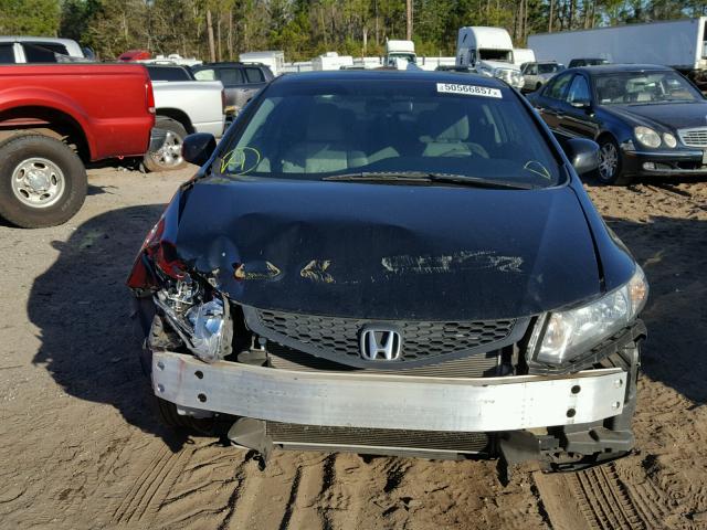 2HGFG3B5XDH503604 - 2013 HONDA CIVIC LX BLACK photo 9