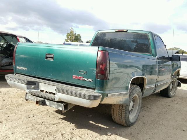 1GTEC14RXTZ543805 - 1996 GMC SIERRA C15 GREEN photo 4