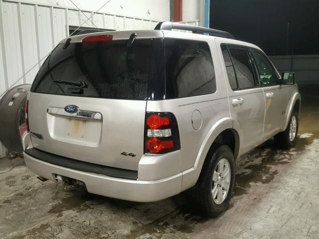 1FMEU73EX8UA38247 - 2008 FORD EXPLORER X SILVER photo 4