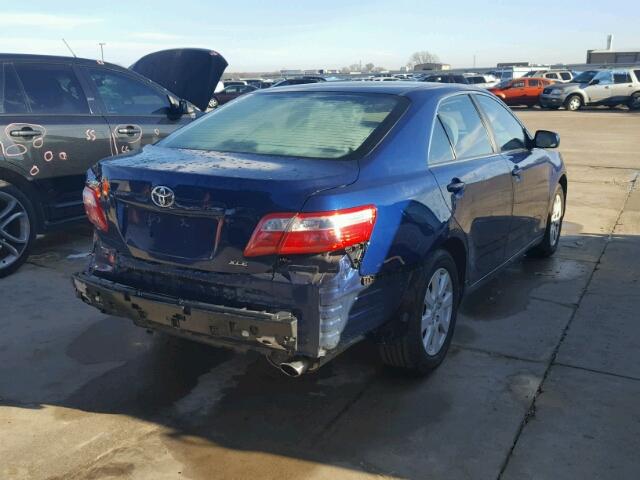 4T4BE46K49R066102 - 2009 TOYOTA CAMRY BASE BLUE photo 4
