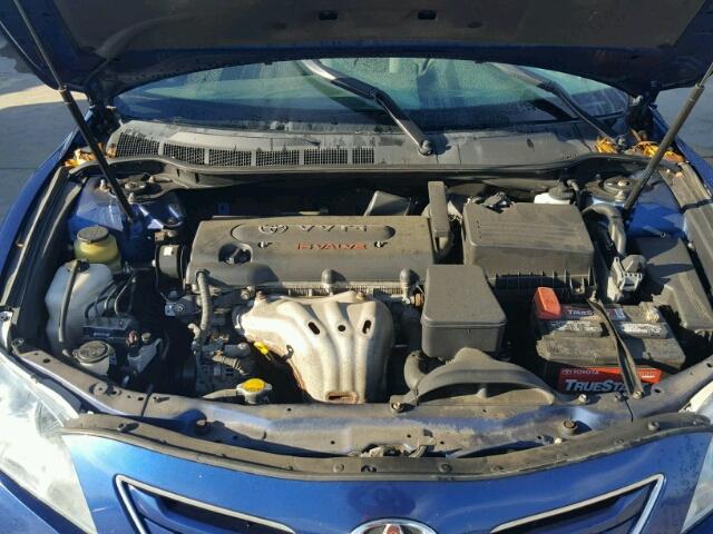 4T4BE46K49R066102 - 2009 TOYOTA CAMRY BASE BLUE photo 7