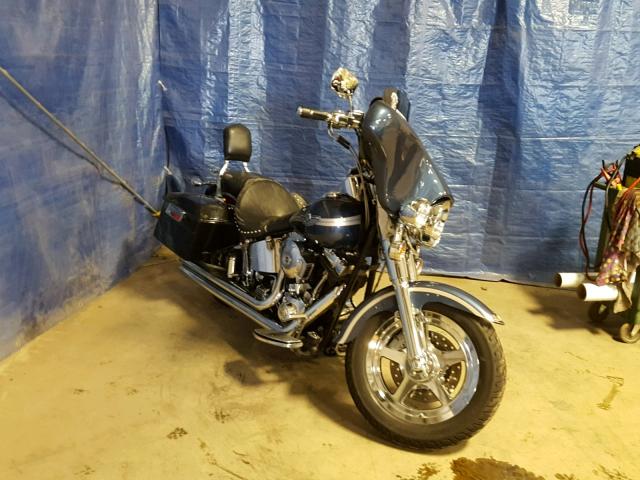 1HD1BXB103Y022467 - 2003 HARLEY-DAVIDSON FLSTFI BLUE photo 1