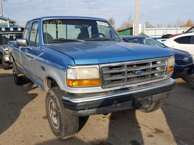 1FTHX26MXPKB71356 - 1993 FORD F250 BLUE photo 1