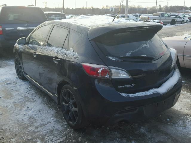 JM1BL1L40D1795376 - 2013 MAZDA SPEED 3 BLACK photo 3