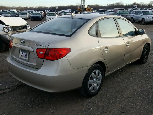 KMHDU46D59U681166 - 2009 HYUNDAI ELANTRA GL SILVER photo 4