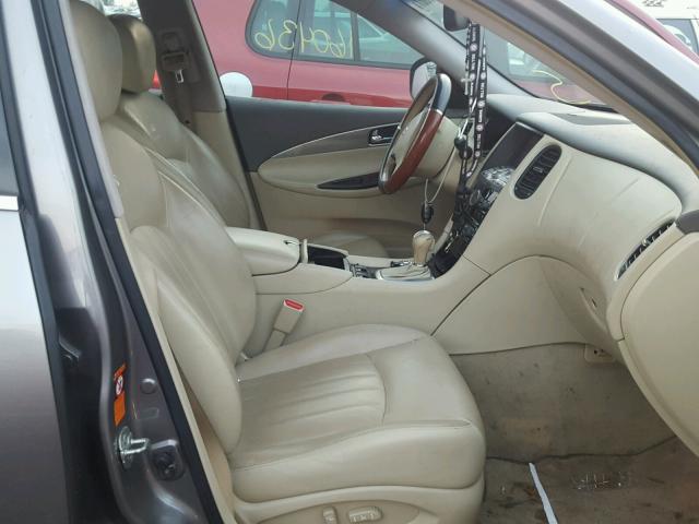 JNKAJ09E58M305934 - 2008 INFINITI EX35 BASE SILVER photo 5