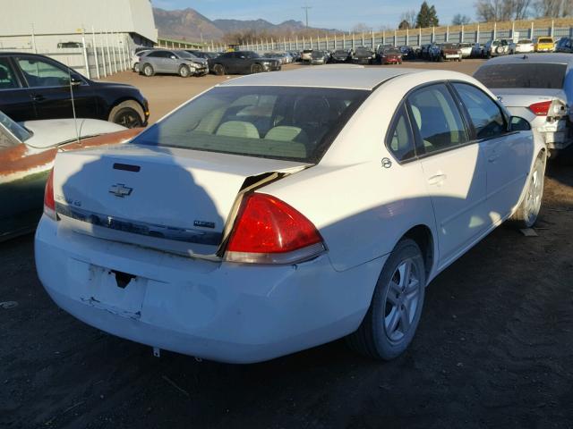 2G1WB55K879316962 - 2007 CHEVROLET IMPALA LS WHITE photo 4