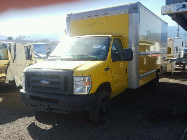 1FDWE3FLXADA27775 - 2010 FORD E350 YELLOW photo 2