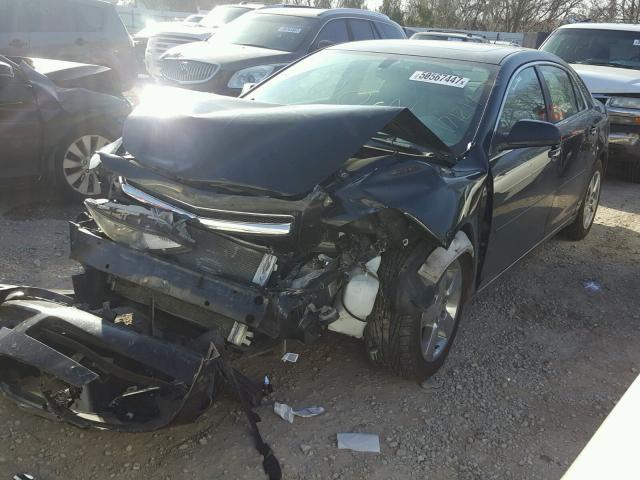 1G1ZD5EB2AF171214 - 2010 CHEVROLET MALIBU 2LT BLACK photo 2