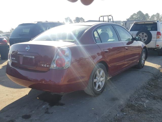 1N4AL11D45N478876 - 2005 NISSAN ALTIMA S RED photo 4