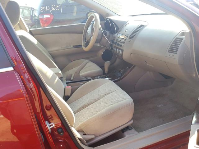 1N4AL11D45N478876 - 2005 NISSAN ALTIMA S RED photo 5