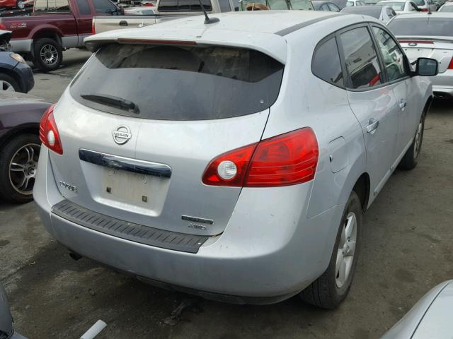 JN8AS5MV5DW627317 - 2013 NISSAN ROGUE S GRAY photo 4