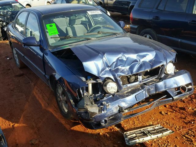 KNAGD128945352477 - 2004 KIA OPTIMA LX BLUE photo 1